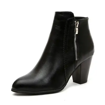 Heels Block Heel Boots