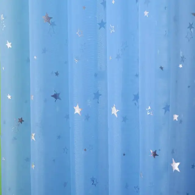 Open Star Sheer Curtain Panel