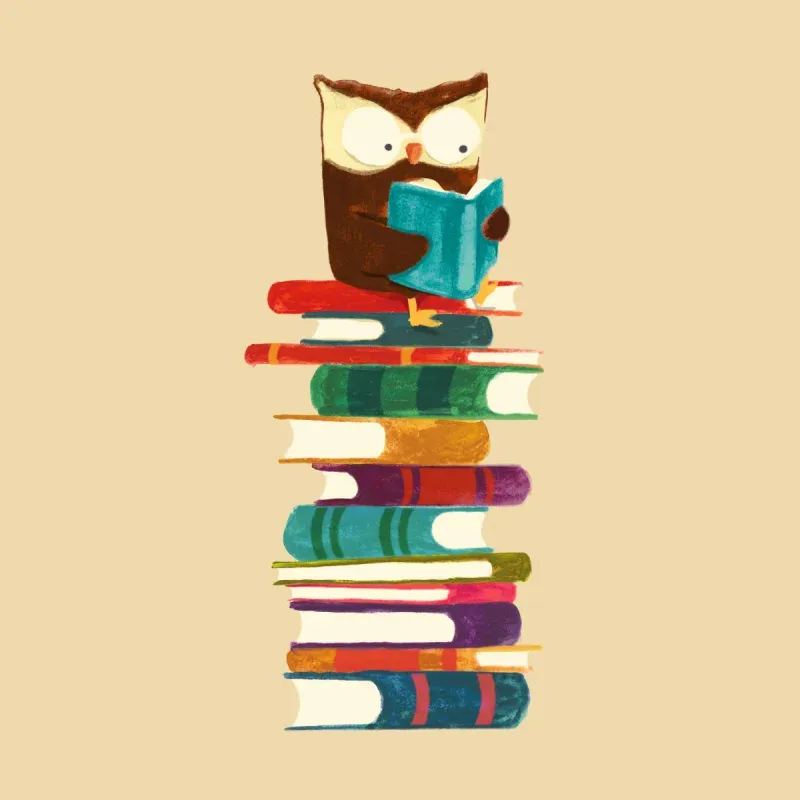 Book Owl Hoodie, Whimsical Casual Pick