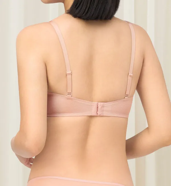 Women's Classic Wired Deep-V Push-Up Lace Bra