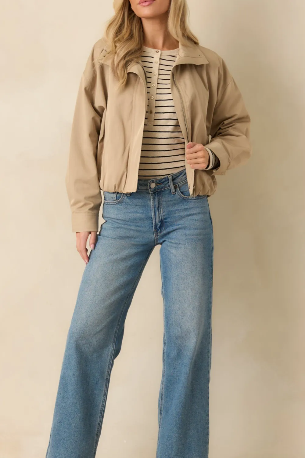 Bomber Zip-Up Jacket