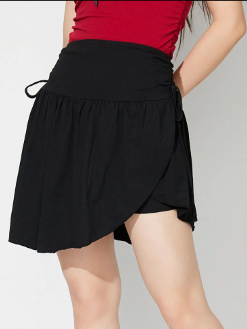 Easygoing Side Tie Skirt