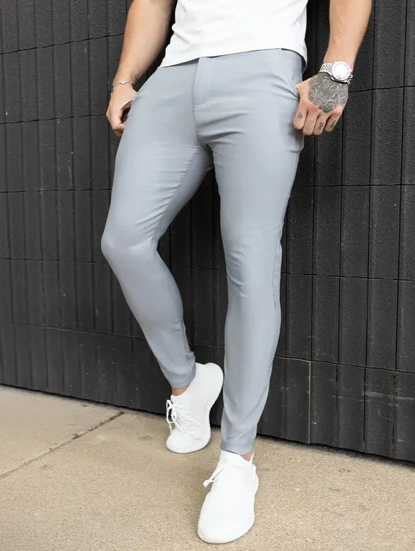 Light Grey Stretch Pants