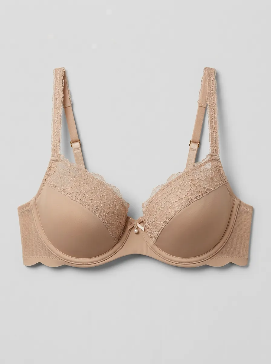 Everyday Padded Lace Floral Performance Look Women's Bra