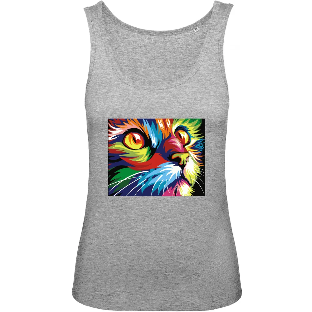 Psychedelic Cat Graphic Tank