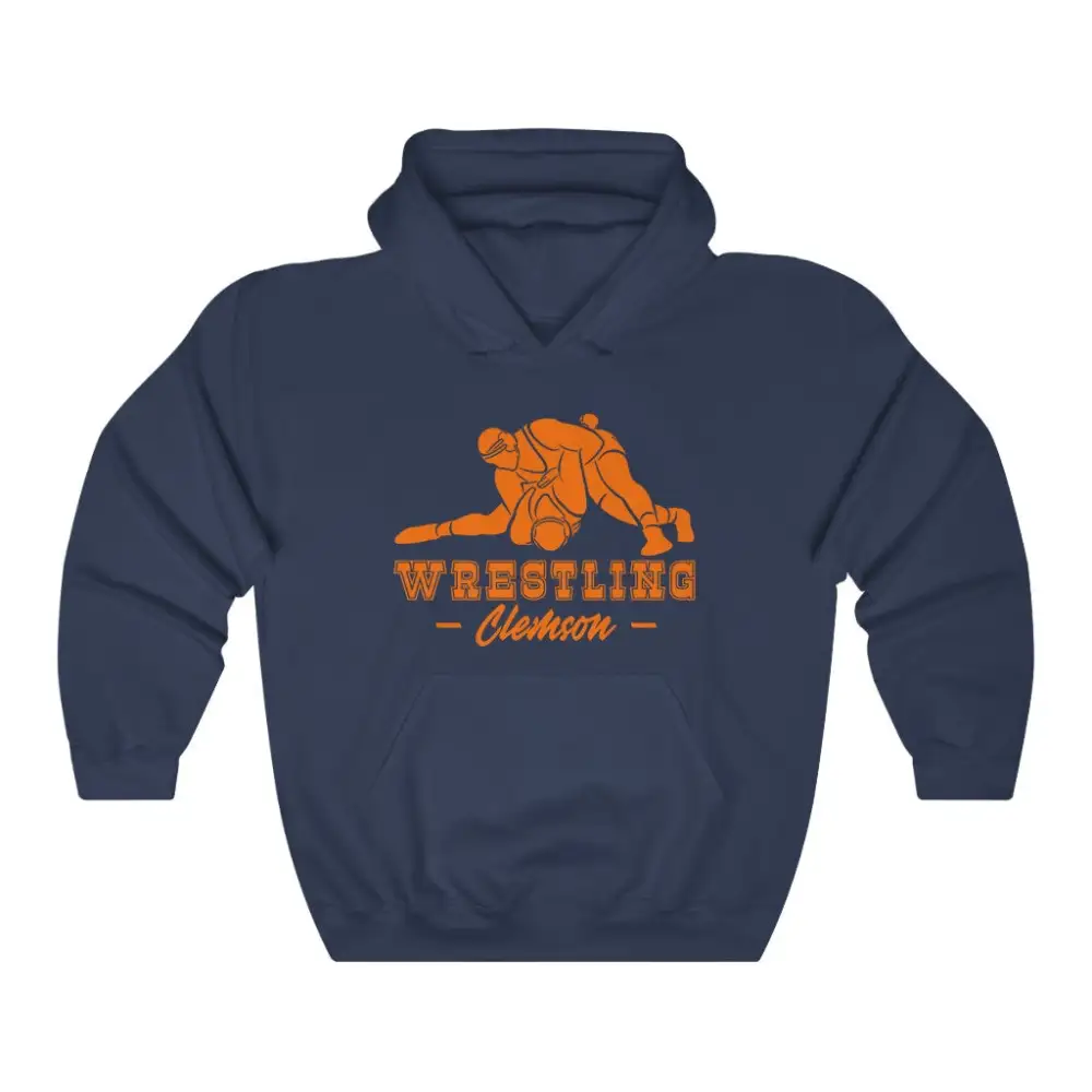 Relaxed Practice Day Wrestling Graphic Pullover Hoodie