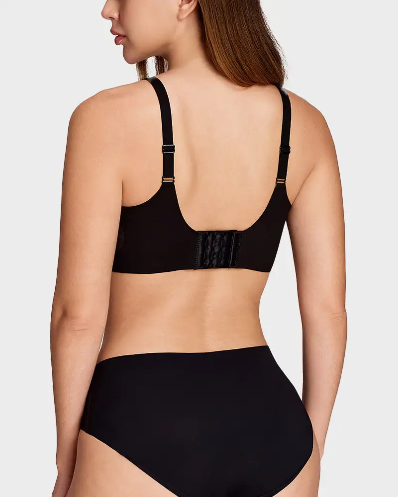 Mesh Crossover Wireless Lift Bra