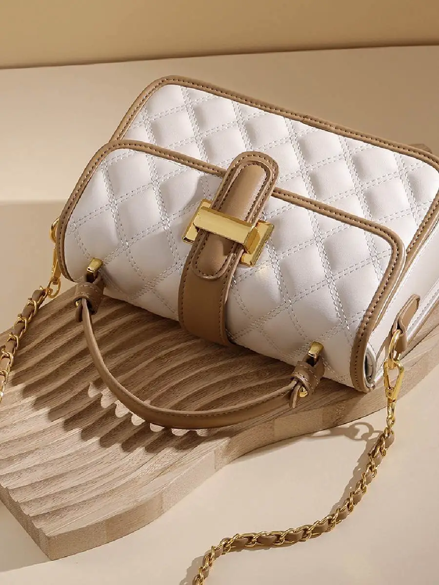 Aria Quilted Chain Crossbody Bag