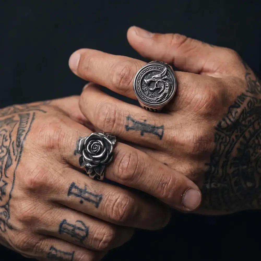 Men's Solid Rose Ring
