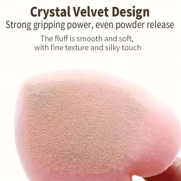 Cute Heart Makeup Sponge Set