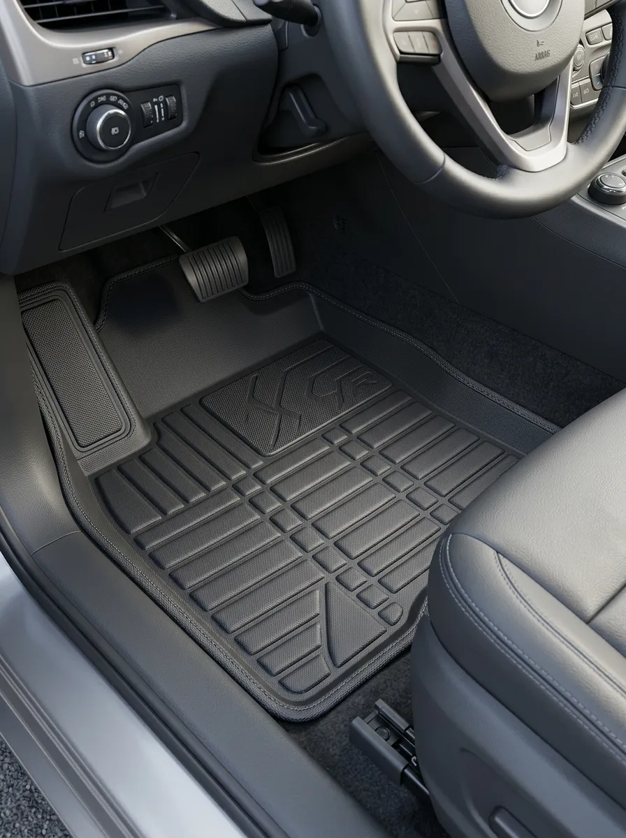 Profiled Textured All-Weather Vehicle Floor Mat