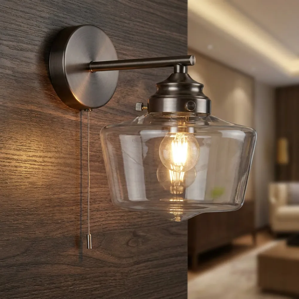 Everyday Glass Adjustable Double Decorative Wall Light