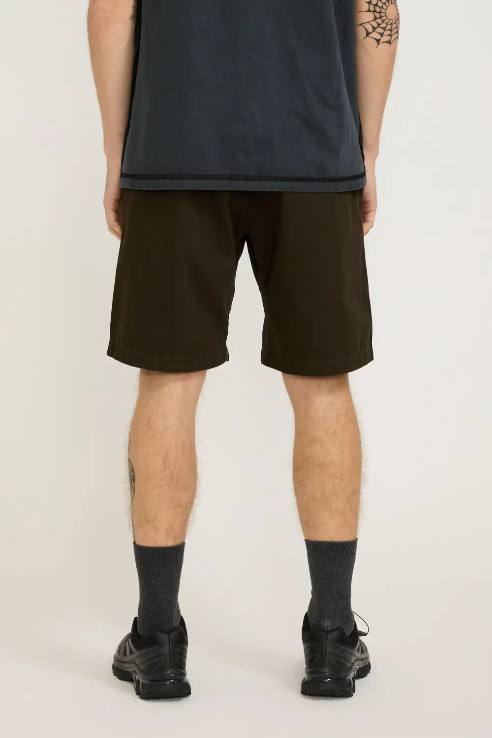 Dark Brown Casual Short Pants