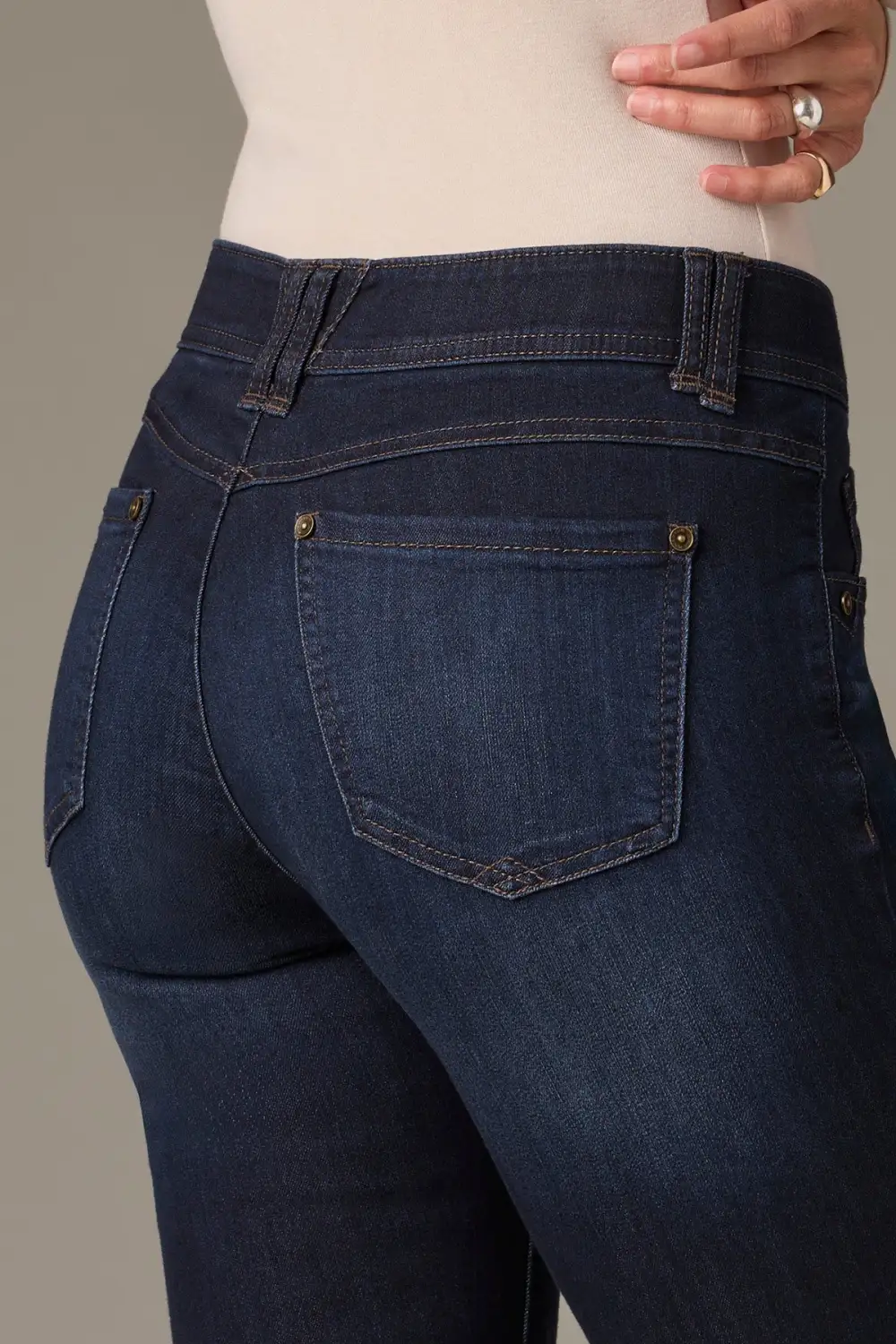 Mid Rise Bootcut Jeans
