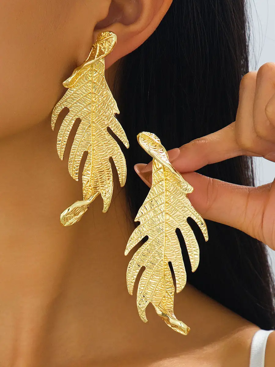 Contemporary Sunburst Accent Earrings