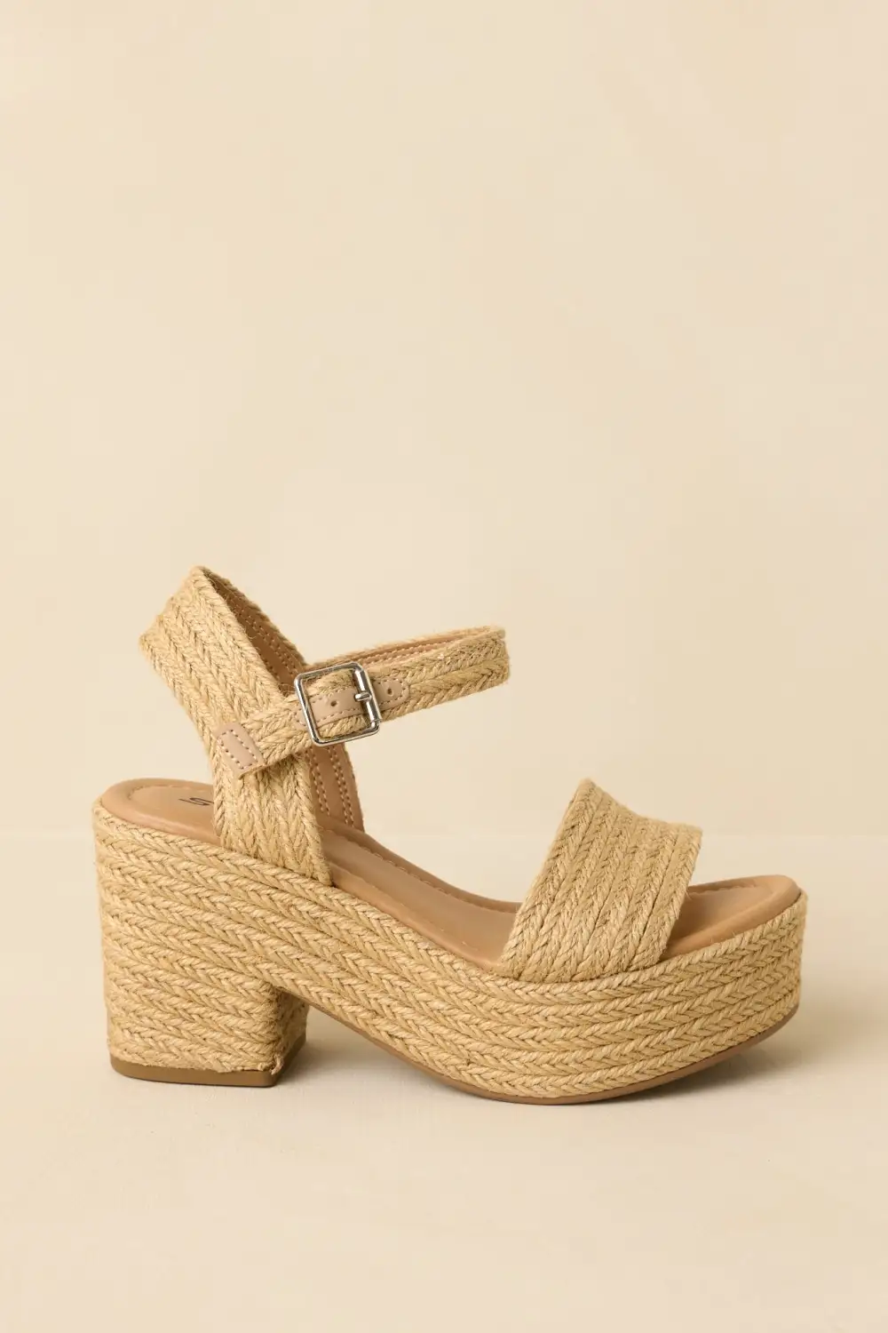 Fully Woven High-Heeled Sandals