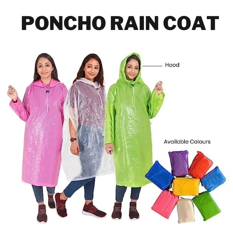 PONCHO RAINCOAT (multicolour 1pc)