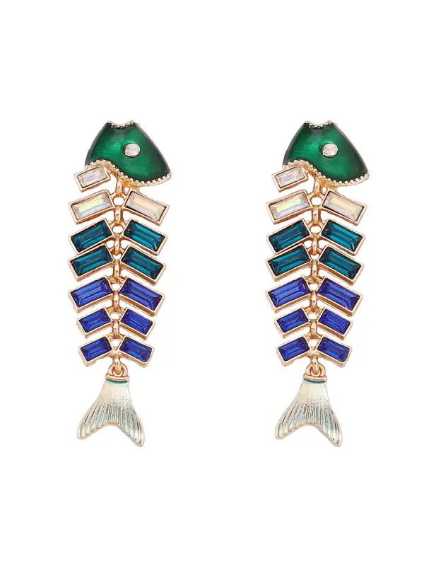 Distinctive Textured Accent Earrings
