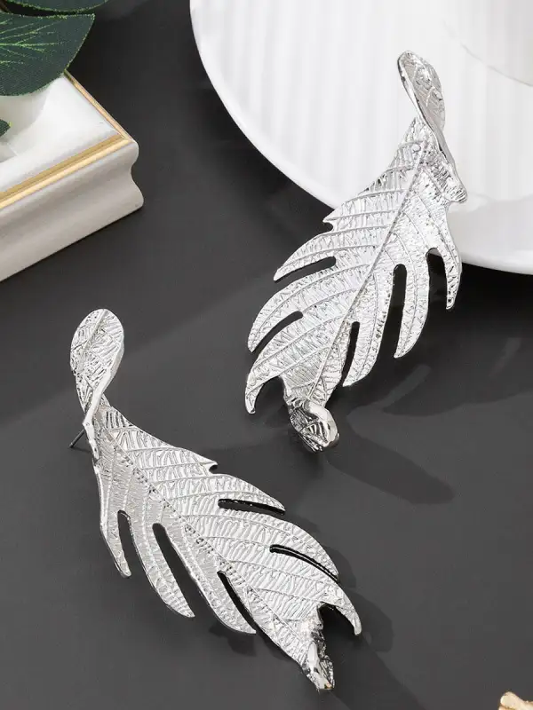Contemporary Sunburst Accent Earrings