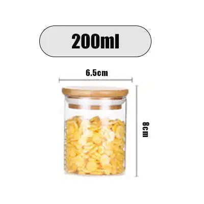 Wooden Glass Fridge Kitchen Storage Organizer