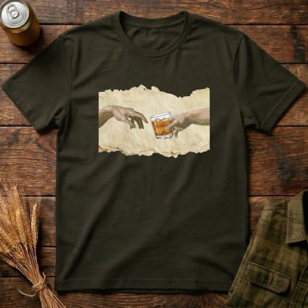 The Last Pour Graphic Cotton T-Shirt