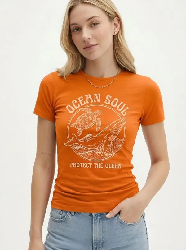 Ocean Lover Sea T-Shirt Casual