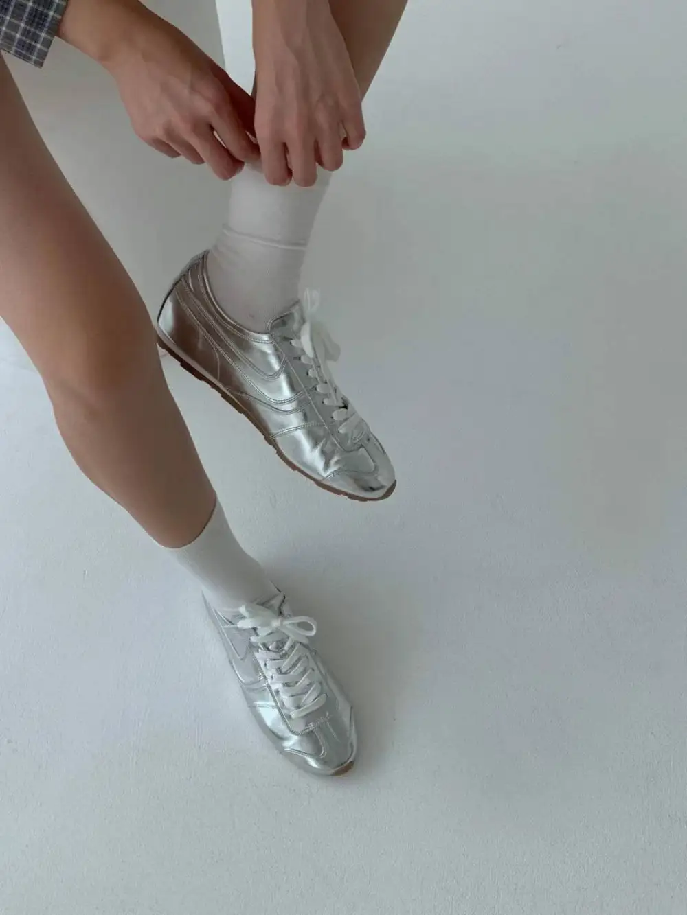 Subtle Clean Faux Leather Everyday Flats