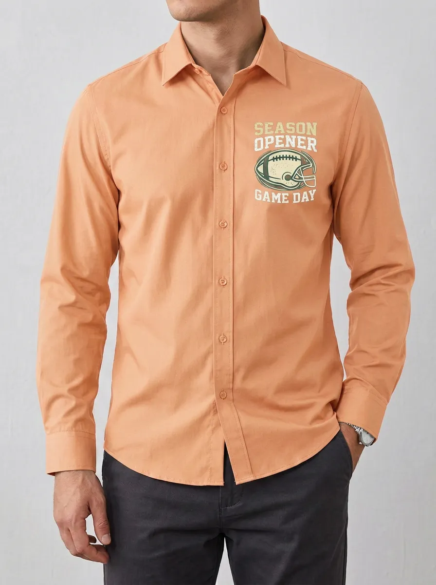 Football Graphic Casual Shirt