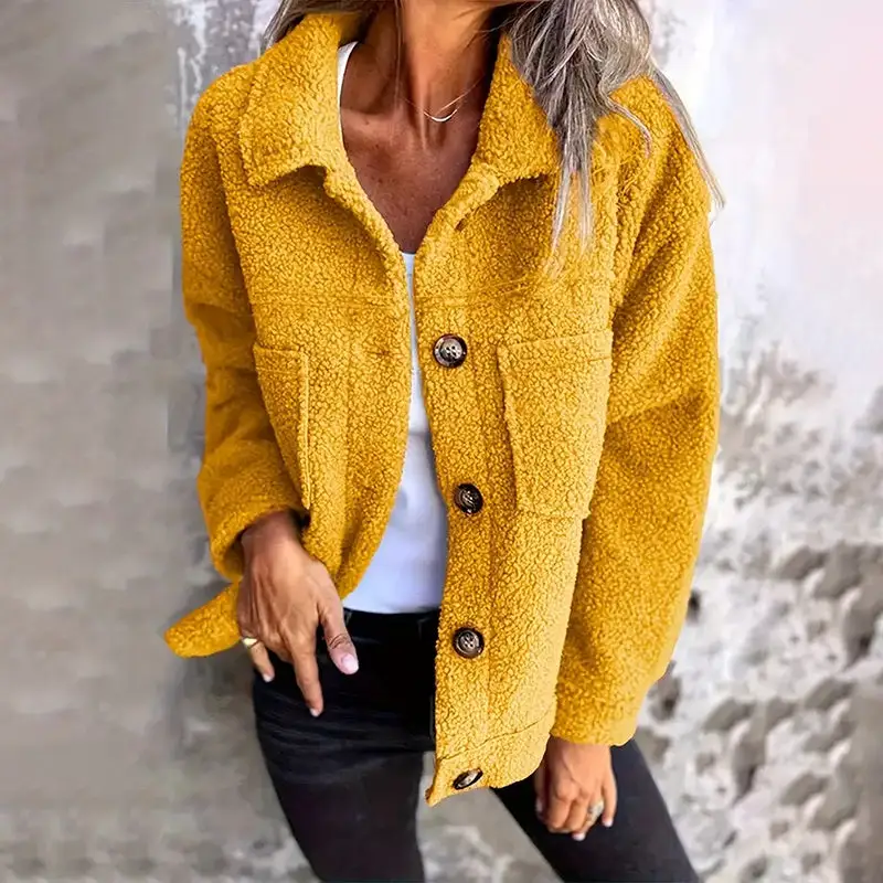 Plus Size Sherpa Style Jacket