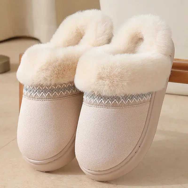 Soft Feel Platform Slip On Slippers
