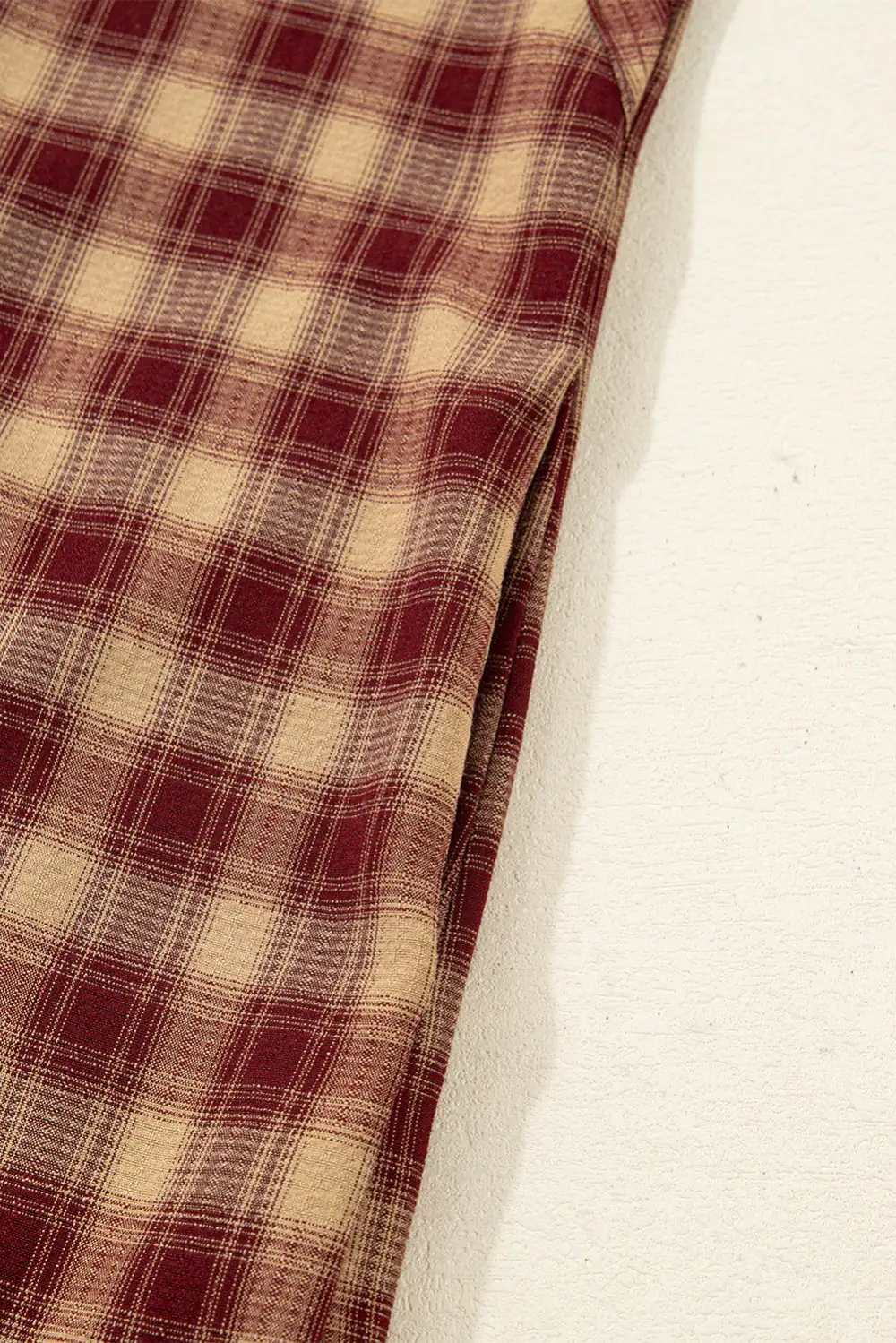 Gathered Detail Plaid Patchwork Ruffle Mini Dress