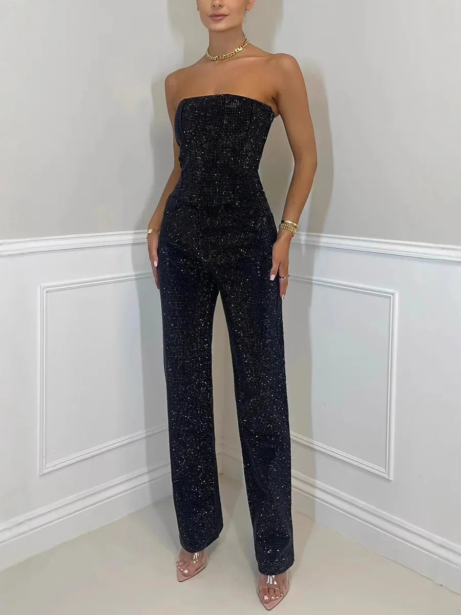 Elysse Diamond Trousers Two Piece Set