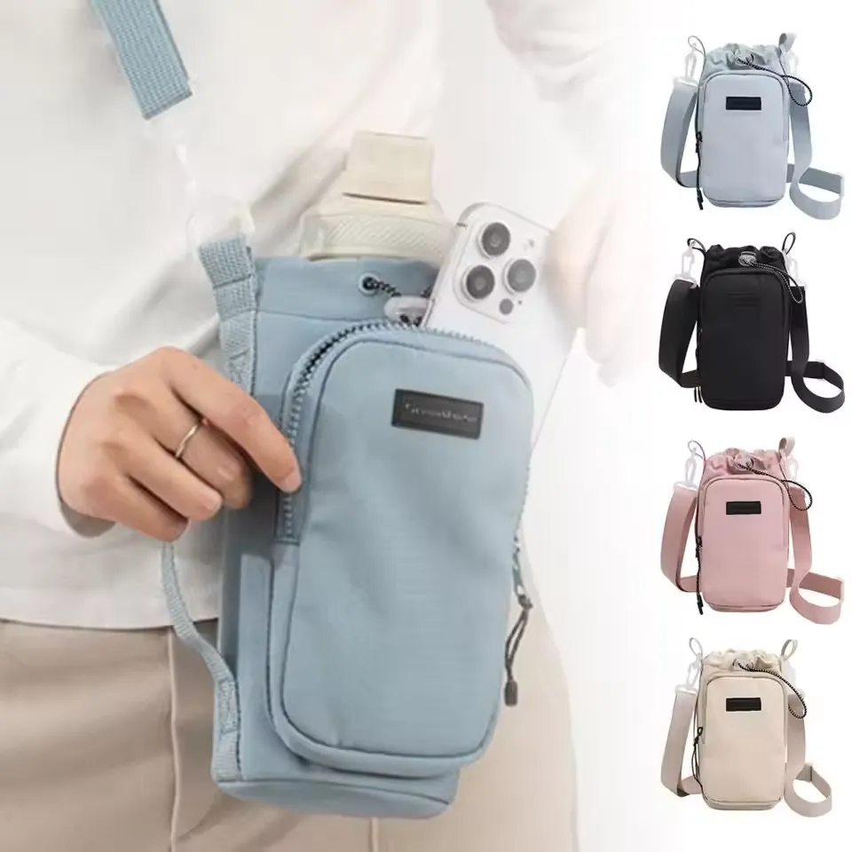 Shoulder Strap Water Bottle Carrier Bag