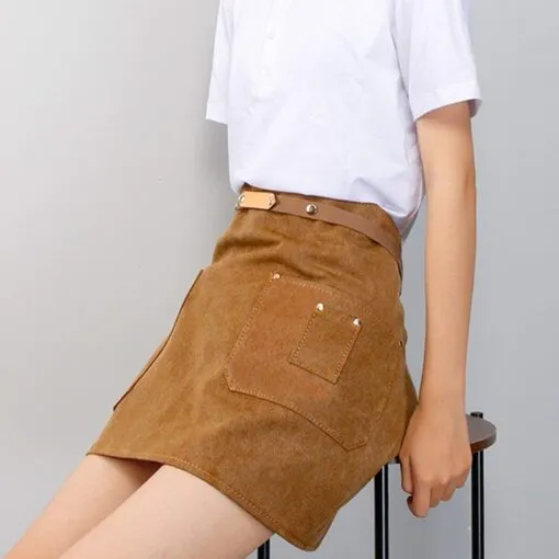 Waist Denim Canvas Cotton Strap Kitchen Work Apron
