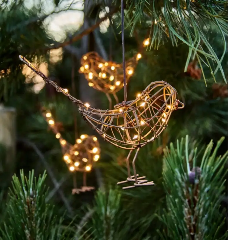 LED Tree Hanging Bird Light