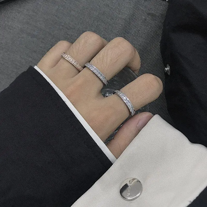 Slim Titanium Steel Ring