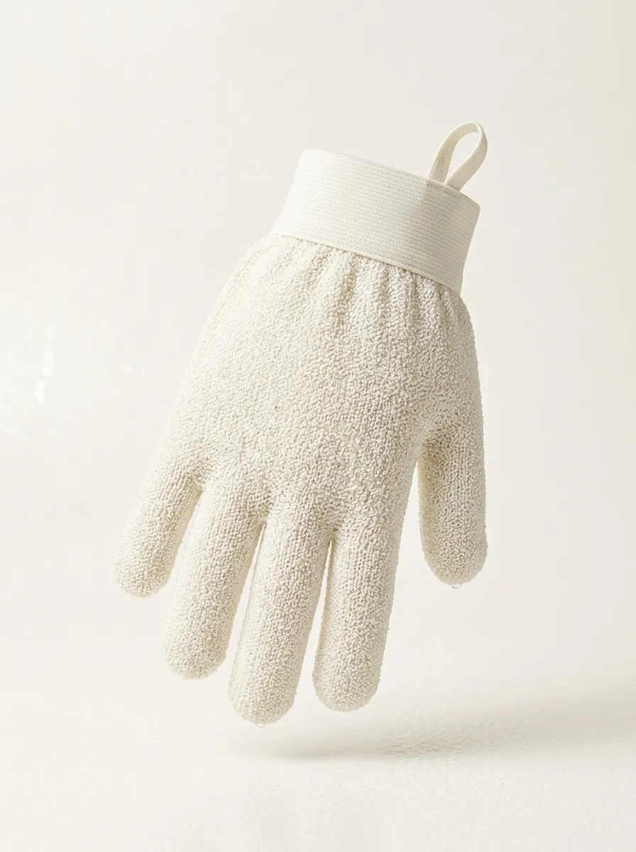 Lettered Textured Exfoliating Bath Exfoliating Glove