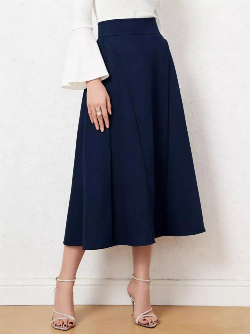 Everyday A-line Midi Skirt