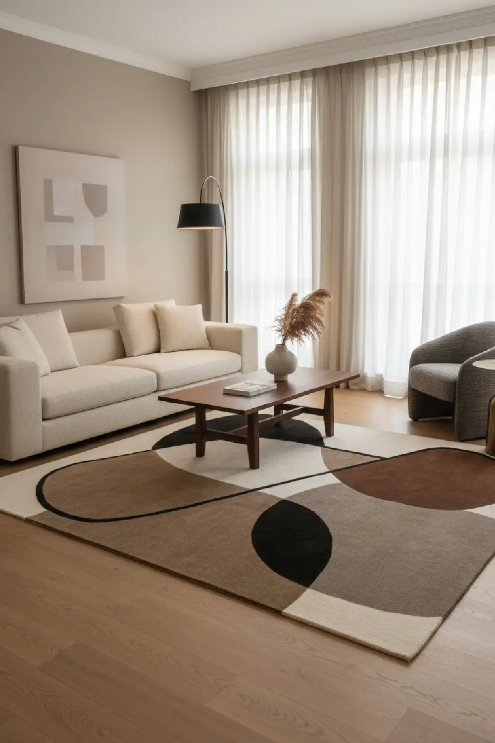 Contemporary Wool Area Rug
