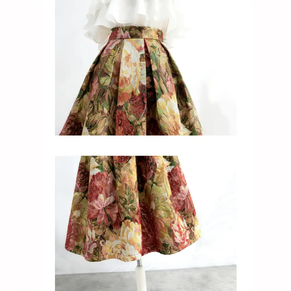 Everyday Market Flared Floral Skirt