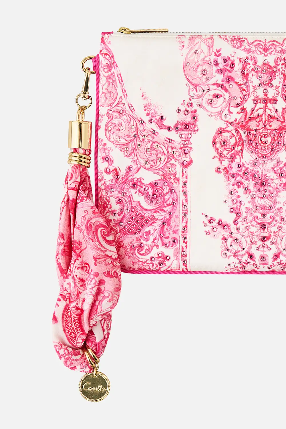 Clean Line Scarf Clutch Bag