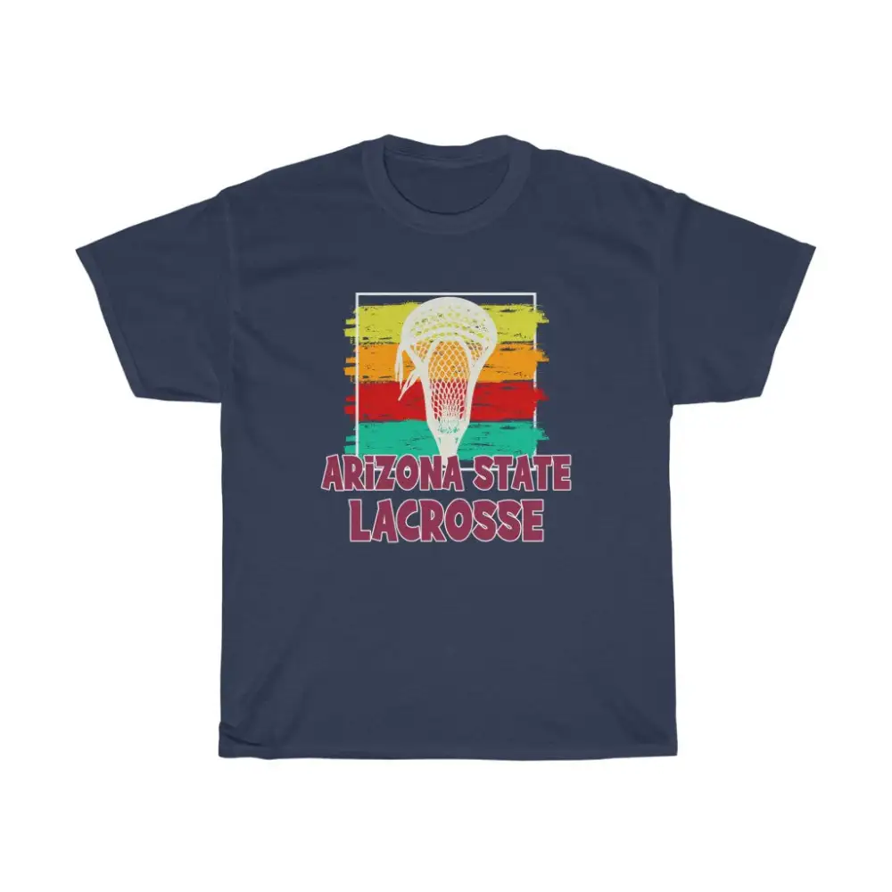 Arizona State Lacrosse Paintbrush Strokes T-Shirt