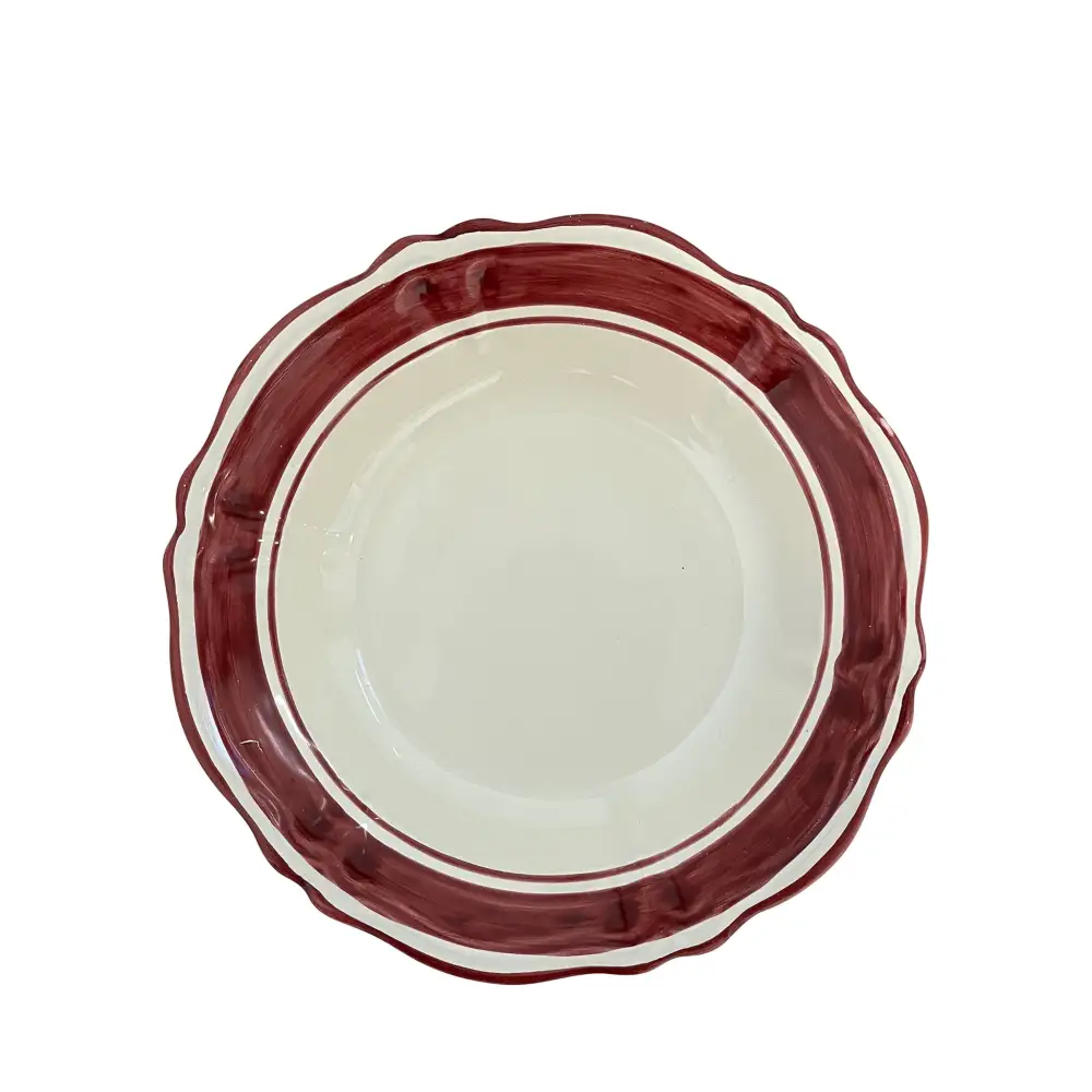 Hand-Painted Ceramic Pasta Bowl For Risotto