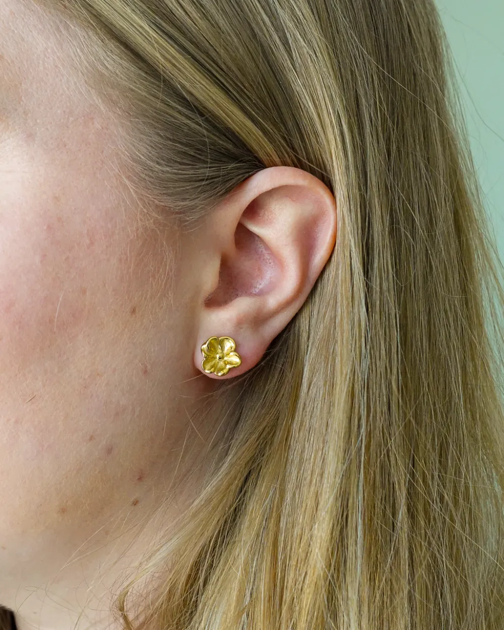 Petite Floral Stud Earrings