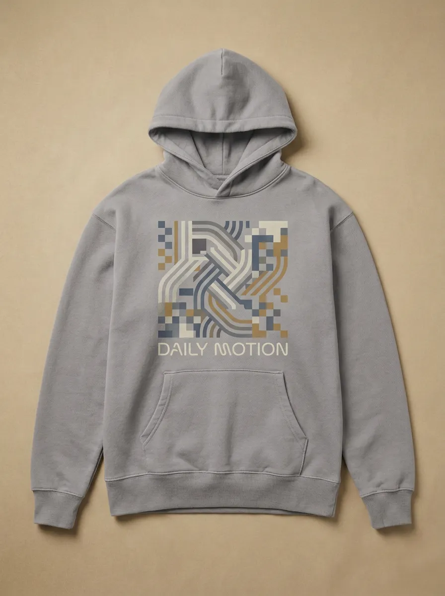 Motion Abstract Geometric Pixel Hoodie