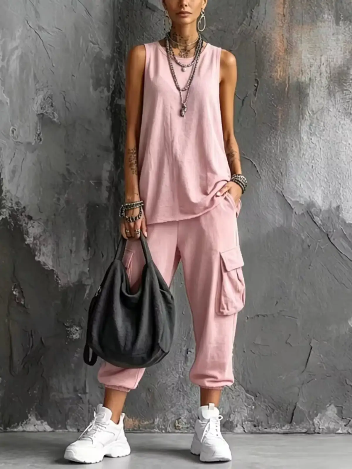 Cargo Pants Matching Set
