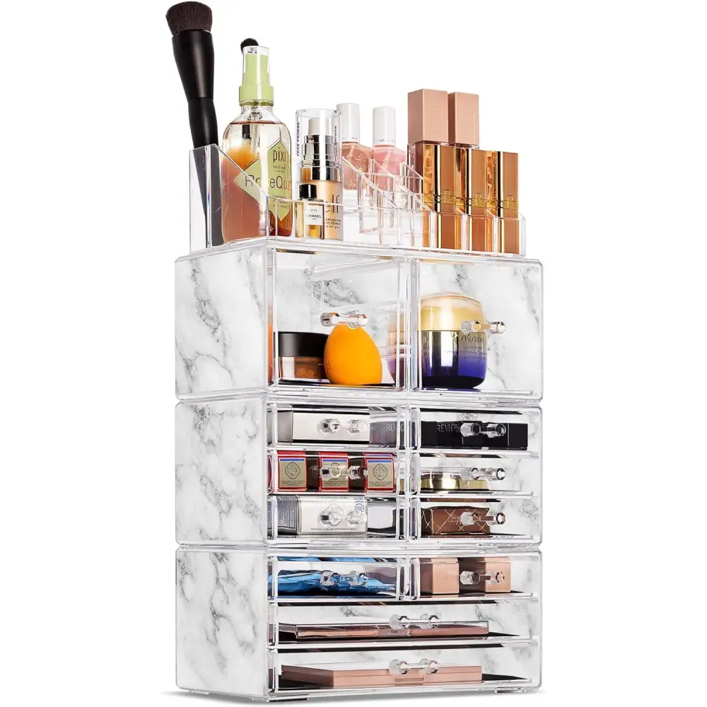 Clear Drawer Style Makeup Organizer