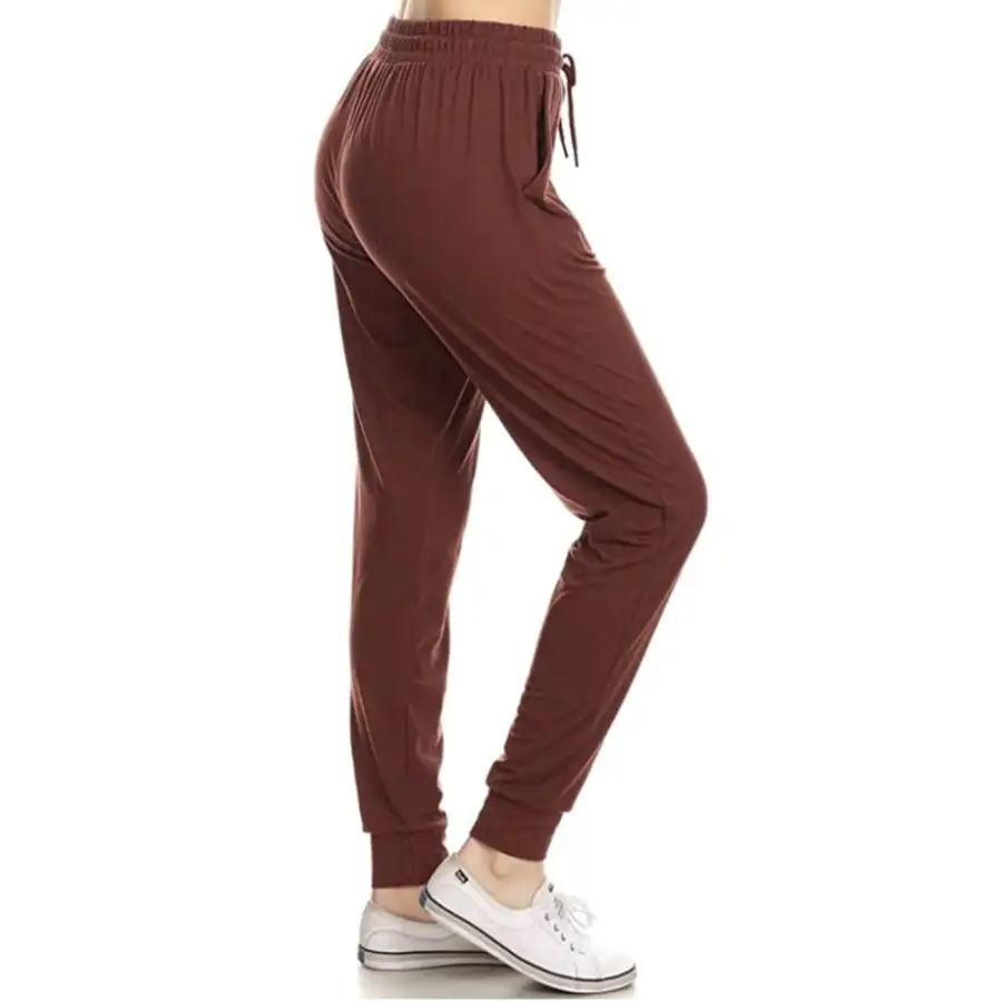 Graceful Buttery Soft Solid Colour Joggers Tracksuit Bottoms