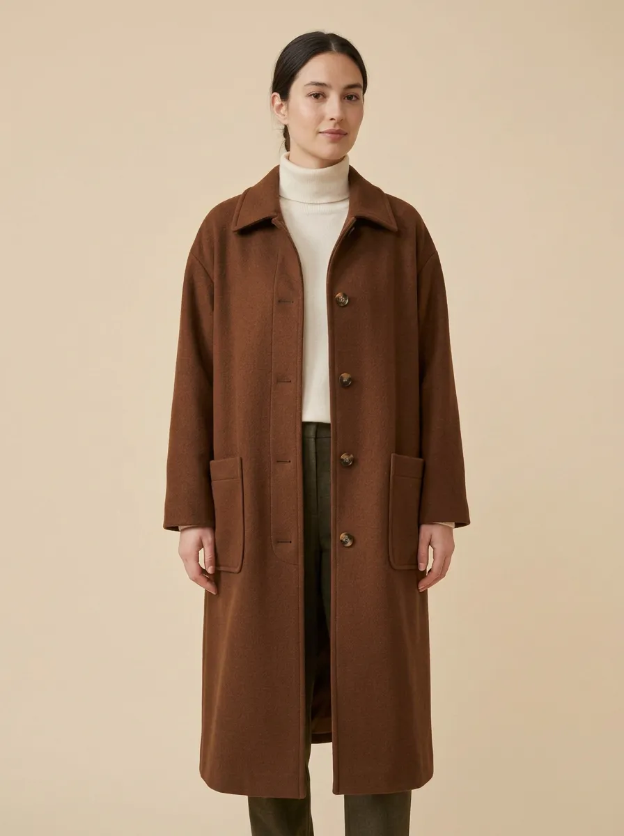 Scenic Wool-Blend Outerwear Coat