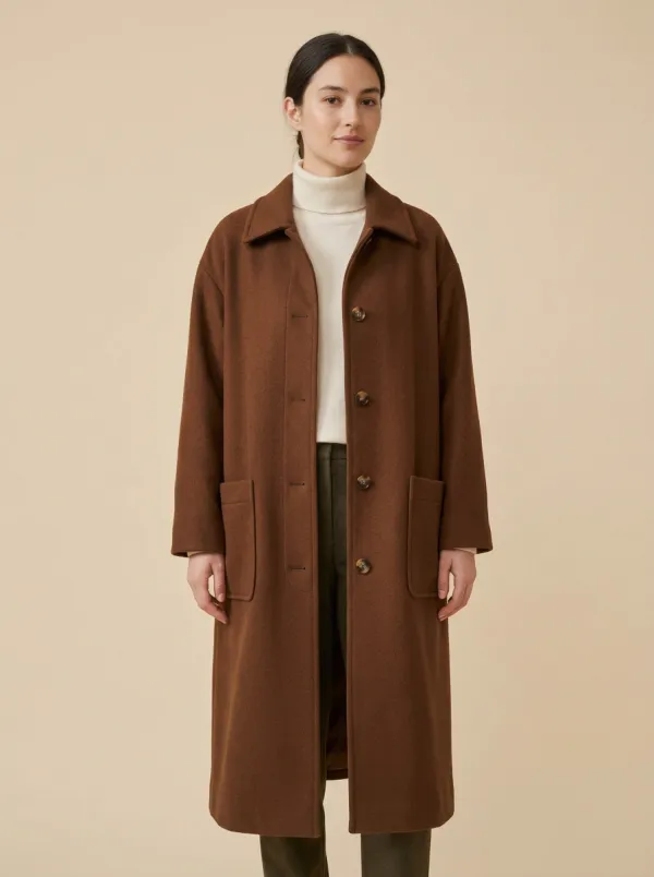Scenic Wool-Blend Outerwear Coat